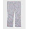 imageAmazon Essentials Womens Poplin Pajama Pants with Drawstring Elastic WaistBlue White Vertical Stripe