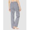 imageAmazon Essentials Womens Poplin Pajama Pants with Drawstring Elastic WaistDark Navy White Gingham