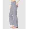 imageAmazon Essentials Womens Poplin Pajama Pants with Drawstring Elastic WaistDark Navy White Gingham