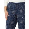 imageAmazon Essentials Womens Poplin Pajama Pants with Drawstring Elastic WaistNavy Celestial Stars