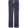 imageAmazon Essentials Womens Poplin Pajama Pants with Drawstring Elastic WaistNavy Pink Dots