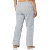 imageAmazon Essentials Womens Poplin Pajama Pants with Drawstring Elastic WaistPink Ditsy Floral