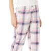 imageAmazon Essentials Womens Poplin Pajama Pants with Drawstring Elastic WaistPink Plaid