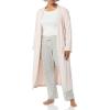 imageAmazon Essentials Womens Poplin Pajama Pants with Drawstring Elastic WaistWhite Floral