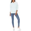 imageAmazon Essentials Womens RegularFit Brushed Back Fleece Pullover Hoodie Available in Plus SizeAqua Blue