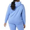 imageAmazon Essentials Womens RegularFit Brushed Back Fleece Pullover Hoodie Available in Plus SizeBlue Heather