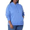 imageAmazon Essentials Womens RegularFit Brushed Back Fleece Pullover Hoodie Available in Plus SizeBlue Heather