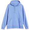 imageAmazon Essentials Womens RegularFit Brushed Back Fleece Pullover Hoodie Available in Plus SizeBlue Heather