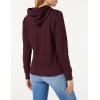 imageAmazon Essentials Womens RegularFit Brushed Back Fleece Pullover Hoodie Available in Plus SizeBurgundy
