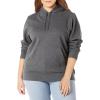 imageAmazon Essentials Womens RegularFit Brushed Back Fleece Pullover Hoodie Available in Plus SizeCharcoal Heather