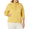 imageAmazon Essentials Womens RegularFit Brushed Back Fleece Pullover Hoodie Available in Plus SizeDark Yellow