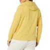 imageAmazon Essentials Womens RegularFit Brushed Back Fleece Pullover Hoodie Available in Plus SizeDark Yellow