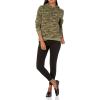 imageAmazon Essentials Womens RegularFit Brushed Back Fleece Pullover Hoodie Available in Plus SizeGreen Camo