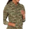 imageAmazon Essentials Womens RegularFit Brushed Back Fleece Pullover Hoodie Available in Plus SizeGreen Camo