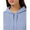 imageAmazon Essentials Womens RegularFit Brushed Back Fleece Pullover Hoodie Available in Plus SizeIndigo Blue Heather