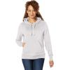 imageAmazon Essentials Womens RegularFit Brushed Back Fleece Pullover Hoodie Available in Plus SizeLight Grey Heather