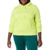 imageAmazon Essentials Womens RegularFit Brushed Back Fleece Pullover Hoodie Available in Plus SizeLime Green