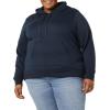 imageAmazon Essentials Womens RegularFit Brushed Back Fleece Pullover Hoodie Available in Plus SizeNavy