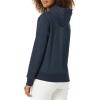 imageAmazon Essentials Womens RegularFit Brushed Back Fleece Pullover Hoodie Available in Plus SizeNavy Cheetah