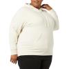 imageAmazon Essentials Womens RegularFit Brushed Back Fleece Pullover Hoodie Available in Plus SizeOatmeal Heather