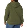 imageAmazon Essentials Womens RegularFit Brushed Back Fleece Pullover Hoodie Available in Plus SizeOlive