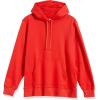 imageAmazon Essentials Womens RegularFit Brushed Back Fleece Pullover Hoodie Available in Plus SizeRed
