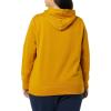 imageAmazon Essentials Womens RegularFit Brushed Back Fleece Pullover Hoodie Available in Plus SizeTobacco Brown