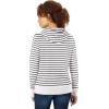 imageAmazon Essentials Womens RegularFit Brushed Back Fleece Pullover Hoodie Available in Plus SizeWhite Stripe