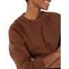 imageAmazon Essentials Womens RelaxedFit Crewneck Pullover LongSleeve SweatshirtDeep Brown