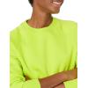 imageAmazon Essentials Womens RelaxedFit Crewneck Pullover LongSleeve SweatshirtLime Green