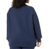 imageAmazon Essentials Womens RelaxedFit Crewneck Pullover LongSleeve SweatshirtNavy