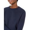 imageAmazon Essentials Womens RelaxedFit Crewneck Pullover LongSleeve SweatshirtNavy