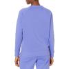 imageAmazon Essentials Womens RelaxedFit Crewneck Pullover LongSleeve SweatshirtPurple Blue