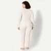 imageAmazon Essentials Womens SlimFit Cotton Waffle Knit LongSleeve Thermal Pajama SetNatural