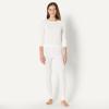 imageAmazon Essentials Womens SlimFit Cotton Waffle Knit LongSleeve Thermal Pajama SetWhite