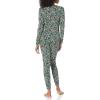 imageAmazon Essentials Womens SnugFit Cotton Sleepwear Pajama Set Available in Plus SizeBlack  Folkloric
