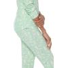 imageAmazon Essentials Womens SnugFit Cotton Sleepwear Pajama Set Available in Plus SizeMint Green  Forest Animals