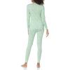 imageAmazon Essentials Womens SnugFit Cotton Sleepwear Pajama Set Available in Plus SizeMint Green  Forest Animals