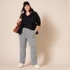 imageAmazon Essentials Womens Straight Leg Fleece Sweatpants with Drawstring Available in Plus SizeLight Grey Heather
