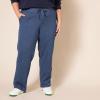 imageAmazon Essentials Womens Straight Leg Fleece Sweatpants with Drawstring Available in Plus SizeNavy Heather