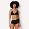 imageAmazon Essentials Womens Stretch Galloon Lace Lined Wired Deep Plunge BraBlack