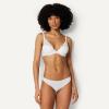 imageAmazon Essentials Womens Stretch Galloon Lace Lined Wired Deep Plunge BraBlackWhite