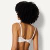 imageAmazon Essentials Womens Stretch Galloon Lace Lined Wired Deep Plunge BraBlackWhite