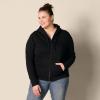 imageAmazon Essentials womens Fleece FullZip Hoodie Available in Plus SizeBlack