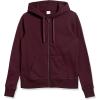 imageAmazon Essentials womens Fleece FullZip Hoodie Available in Plus SizeBurgundy