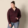 imageAmazon Essentials womens Fleece FullZip Hoodie Available in Plus SizeBurgundy