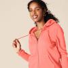 imageAmazon Essentials womens Fleece FullZip Hoodie Available in Plus SizeCoral Pink