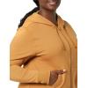 imageAmazon Essentials womens Fleece FullZip Hoodie Available in Plus SizeDark Camel