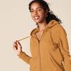 imageAmazon Essentials womens Fleece FullZip Hoodie Available in Plus SizeDark Camel