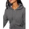 imageAmazon Essentials womens Fleece FullZip Hoodie Available in Plus SizeDark Grey Heather